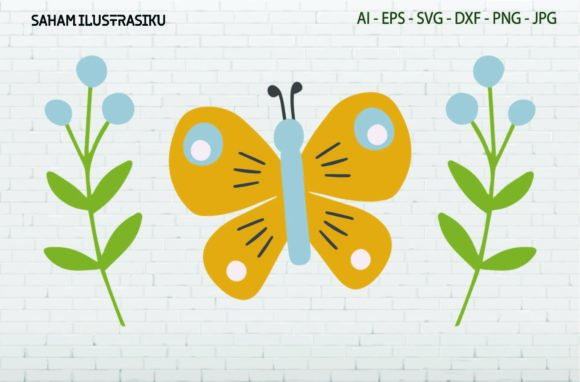 Butterfly Floral Svg for Crafting and Graphics
