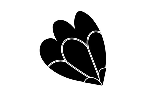 Floral Botany Flower Silhouette Graphics for Creative Sellers