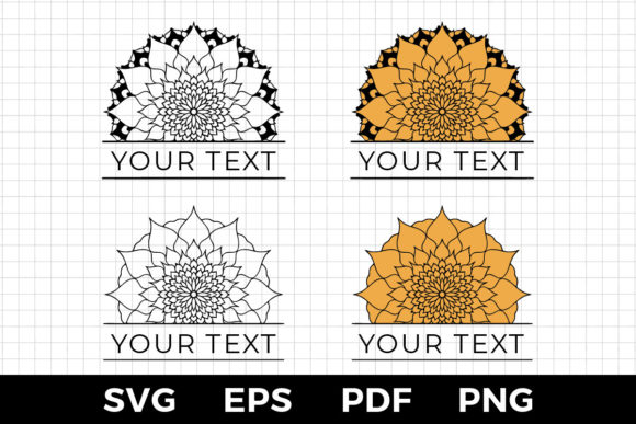 Floral Mandalas Monograms: Graphics & Illustrations