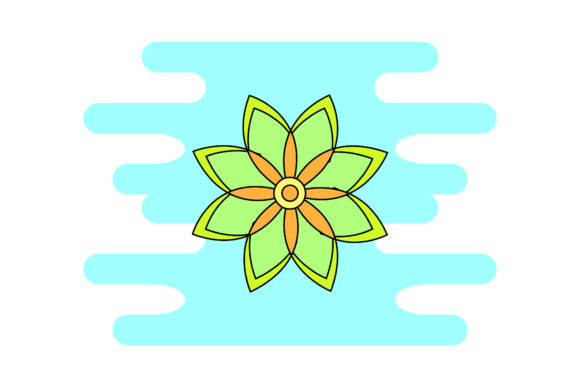 Floral Pattern Ornament Cute Clipart for Blog and Web Design