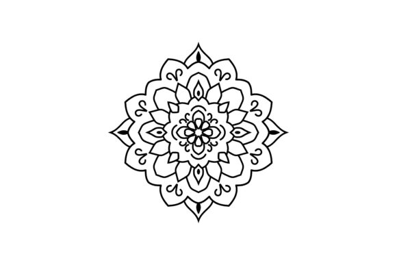 Mandala Beautiful Circle Floral Graphics for Illustrations