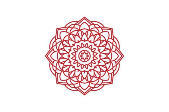 Mandala Floral Beauty Yoga Ornament Graphics & Illustrations