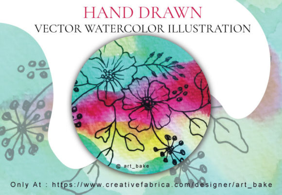Watercolor Floral Graphics & Illustrations Review